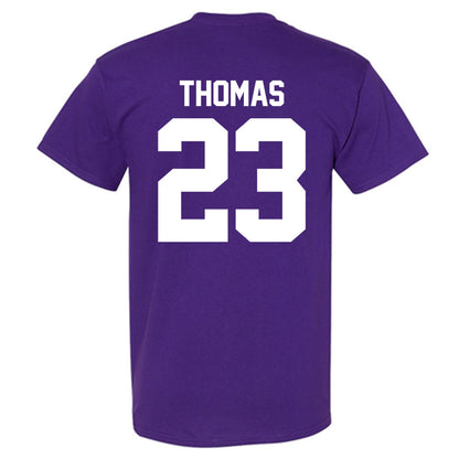 Northwestern - NCAA Women's Basketball : Tayla Thomas - Sports Shersey T-Shirt-1