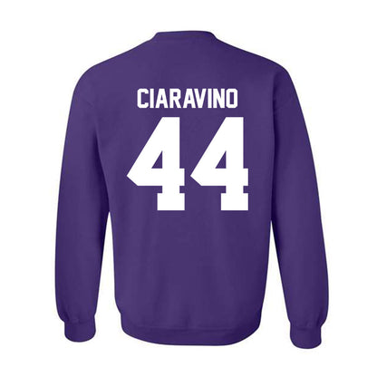 Northwestern - NCAA Men's Basketball : Angelo Ciaravino - Sports Shersey Crewneck Sweatshirt