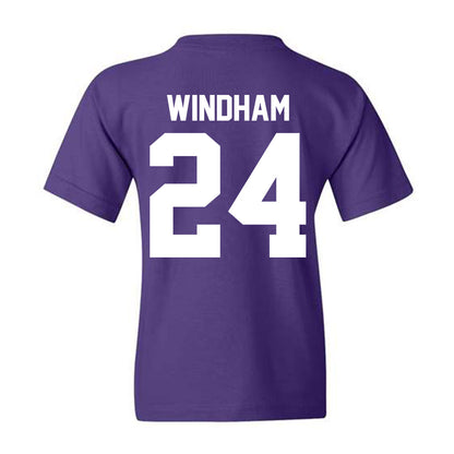 Northwestern - NCAA Men's Basketball : KJ Windham - Sports Shersey Youth T-Shirt