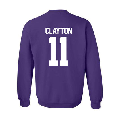 Northwestern - NCAA Men's Basketball : Jordan Clayton - Sports Shersey Crewneck Sweatshirt