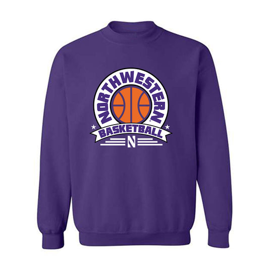 Northwestern - NCAA Men's Basketball : KJ Windham - Sports Shersey Crewneck Sweatshirt