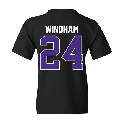 Northwestern - NCAA Men's Basketball : KJ Windham - Sports Shersey Youth T-Shirt