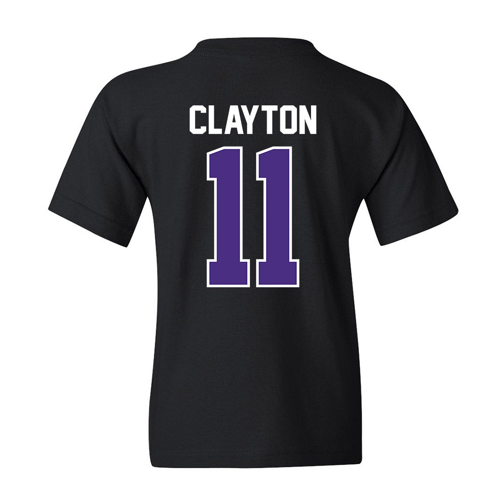 Northwestern - NCAA Men's Basketball : Jordan Clayton - Sports Shersey Youth T-Shirt