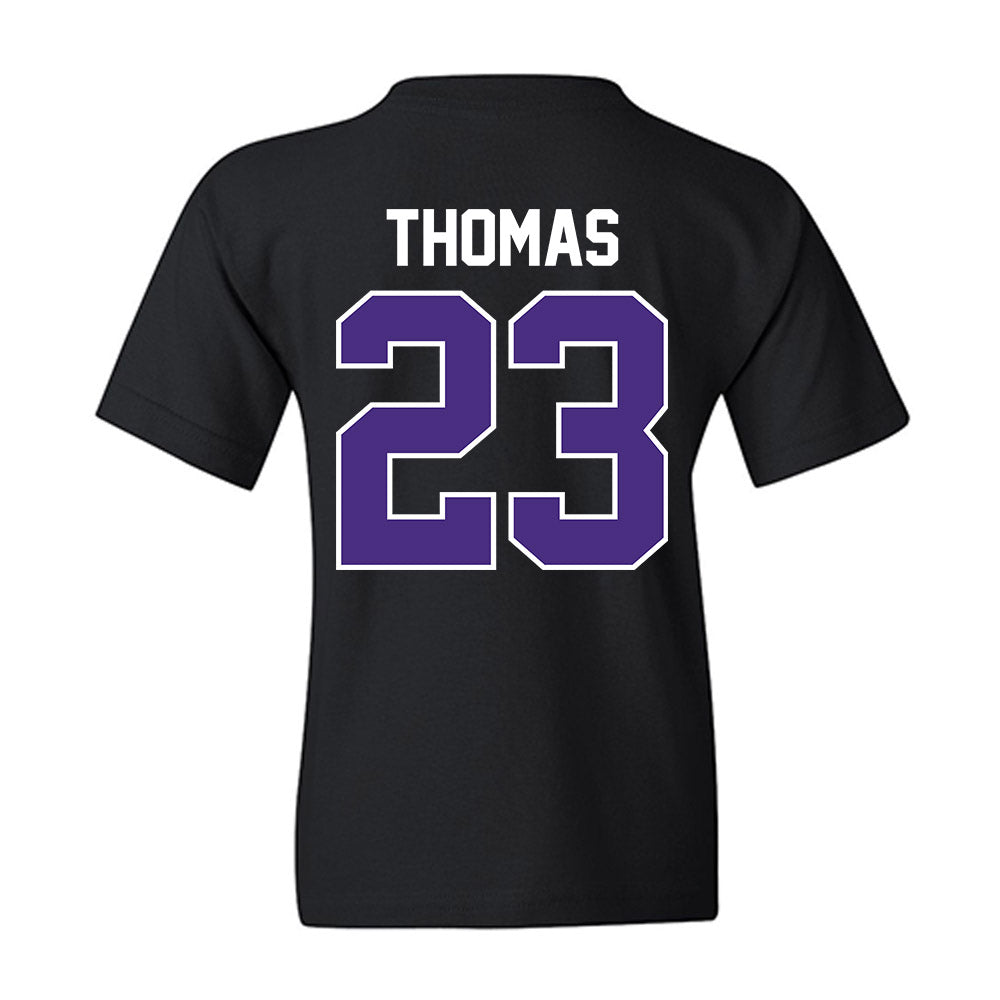 Northwestern - NCAA Women's Basketball : Tayla Thomas - Sports Shersey Youth T-Shirt-1