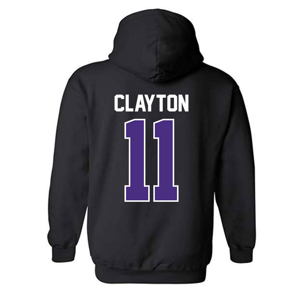 Northwestern - NCAA Men's Basketball : Jordan Clayton - Sports Shersey Hooded Sweatshirt