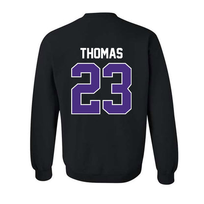Northwestern - NCAA Women's Basketball : Tayla Thomas - Sports Shersey Crewneck Sweatshirt-1