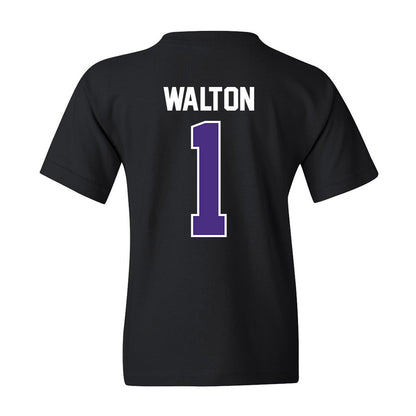 Northwestern - NCAA Women's Basketball : Xamiya Walton - Sports Shersey Youth T-Shirt