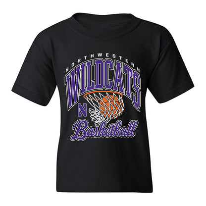 Northwestern - NCAA Men's Basketball : Jake West - Sports Shersey Youth T-Shirt-0