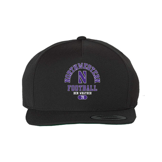 Northwestern - NCAA Football : Ben Wrather - Snapback Hat
