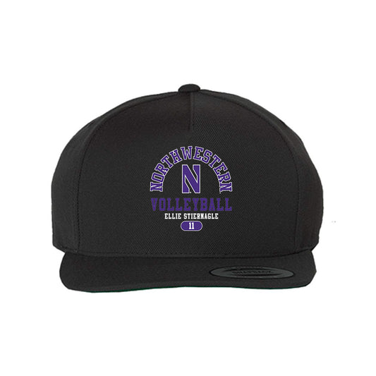 Northwestern - NCAA Women's Volleyball : Ellie Stiernagle - Snapback Hat-0
