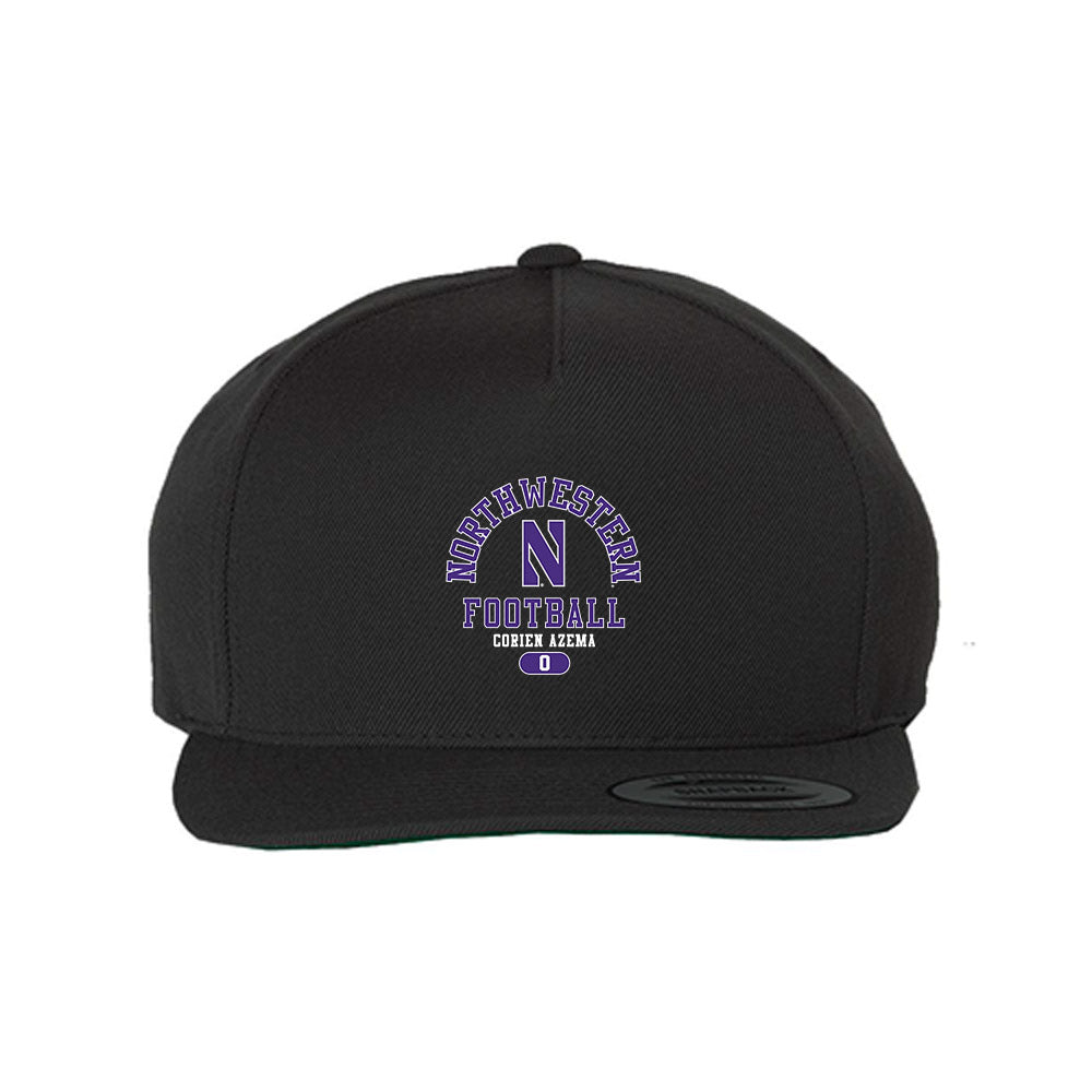 Northwestern - NCAA Football : Corien Azema - Snapback Hat