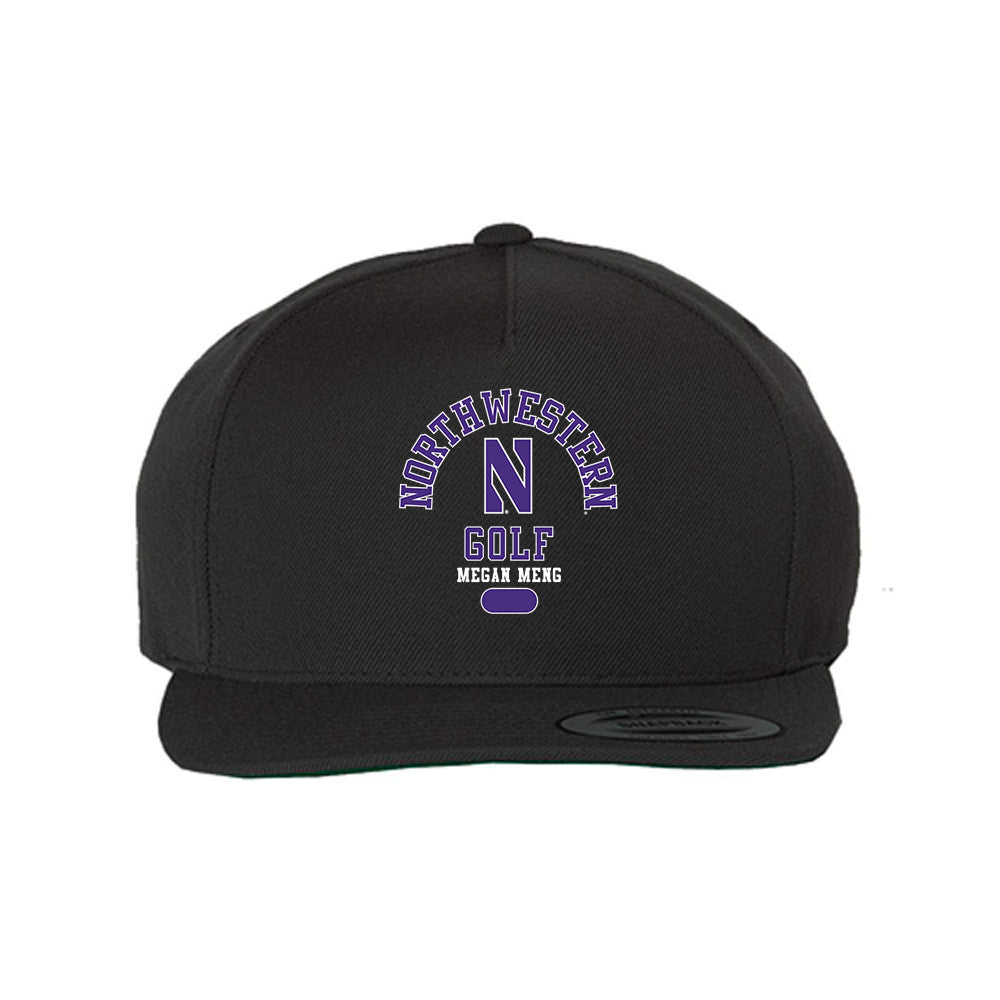 Northwestern - NCAA Women's Golf : Megan Meng - Snapback Hat-0