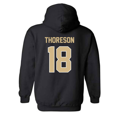 Purdue - NCAA Women's Soccer : Angelina Thoreson - Classic Shersey Hooded Sweatshirt-1