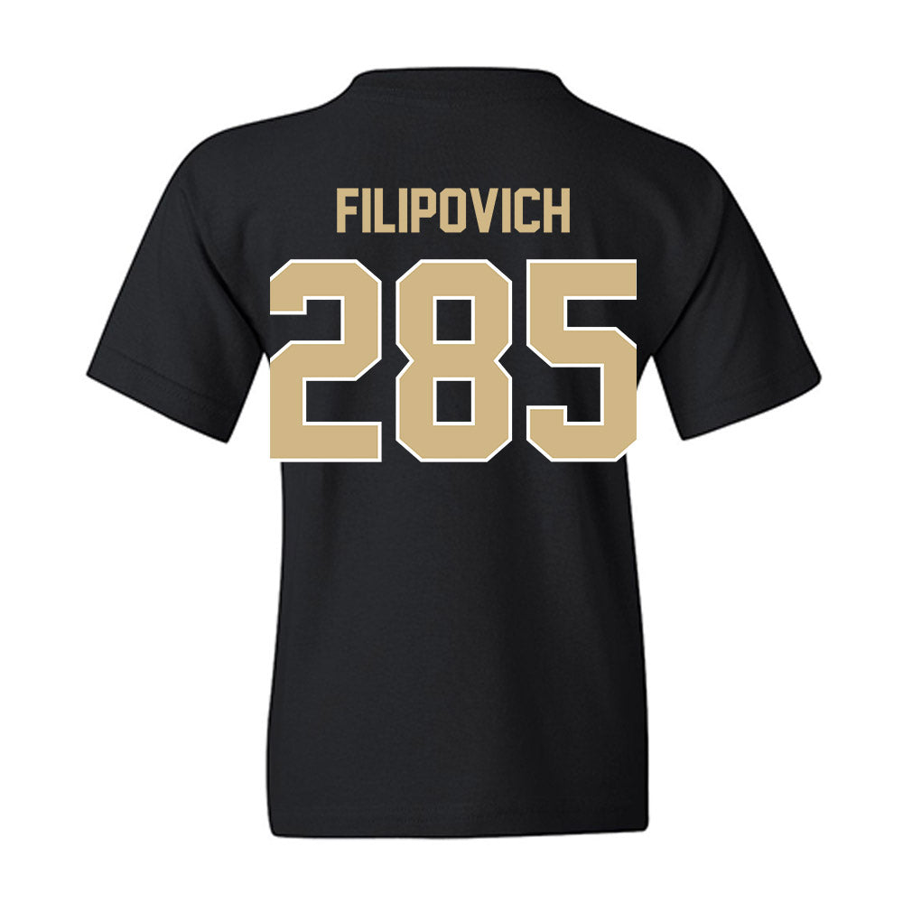 Purdue - NCAA Wrestling : Hayden Filipovich - Classic Shersey Youth T-Shirt-1