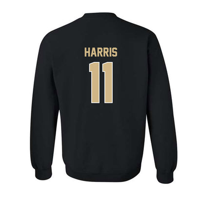 Purdue - NCAA Football : TraMar Harris - Classic Shersey Crewneck Sweatshirt-1