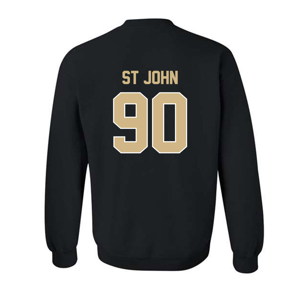 Purdue - NCAA Football : Elijah St John - Classic Shersey Crewneck Sweatshirt-1