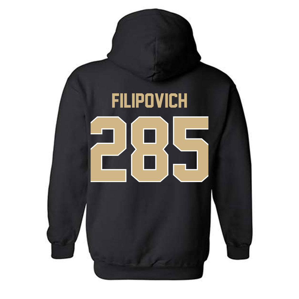 Purdue - NCAA Wrestling : Hayden Filipovich - Classic Shersey Hooded Sweatshirt-1