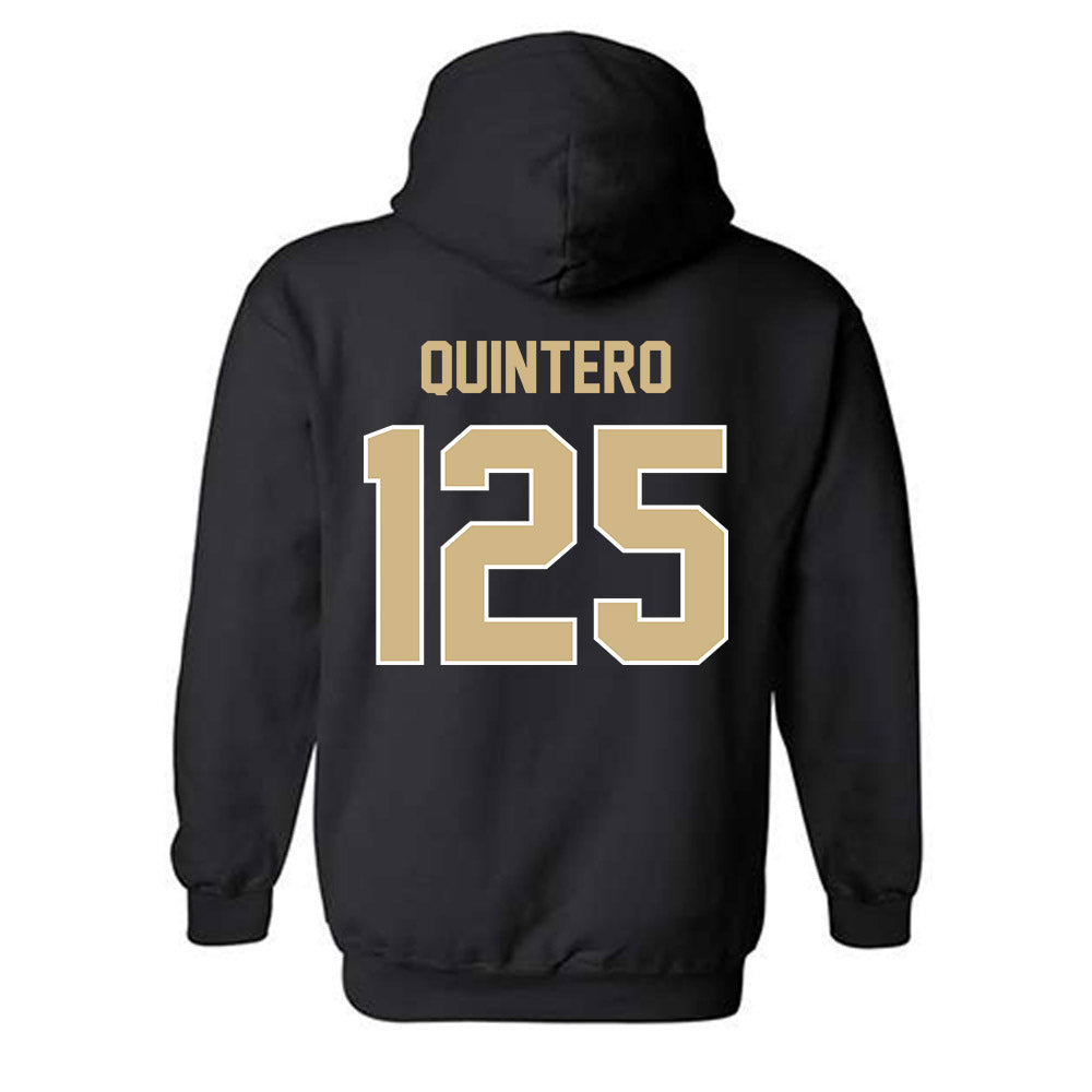 Purdue - NCAA Wrestling : Isaiah Quintero - Classic Shersey Hooded Sweatshirt-1