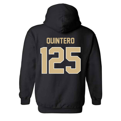 Purdue - NCAA Wrestling : Isaiah Quintero - Classic Shersey Hooded Sweatshirt-1