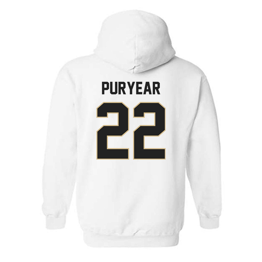 Purdue - NCAA Women's Basketball : Kendall Puryear - Classic Shersey Hooded Sweatshirt-1