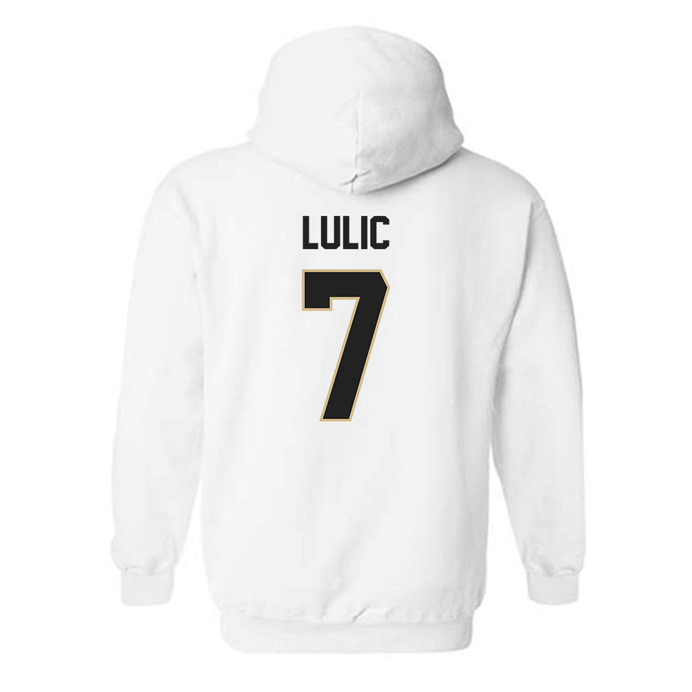 Purdue - NCAA Women's Volleyball : Bianka Lulic - Classic Shersey Hooded Sweatshirt-1