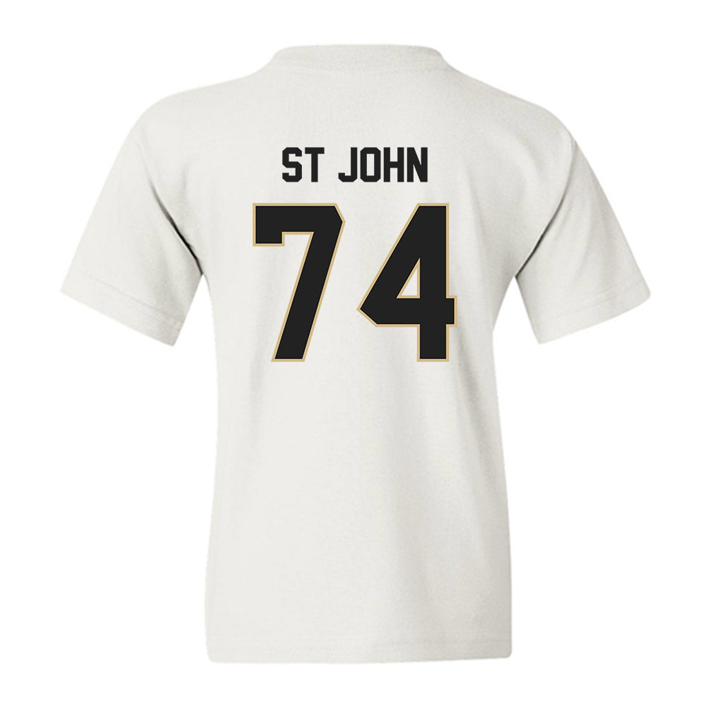 Purdue - NCAA Football : Jalen St John - Classic Shersey Youth T-Shirt-1