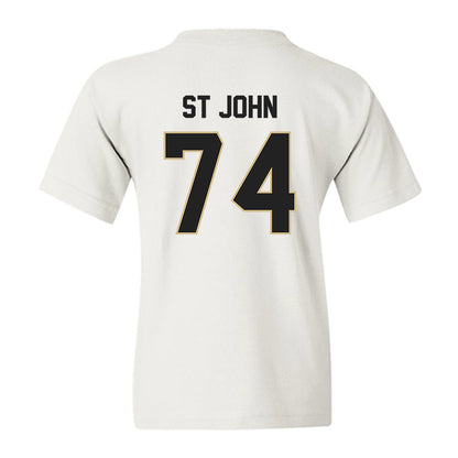 Purdue - NCAA Football : Jalen St John - Classic Shersey Youth T-Shirt-1