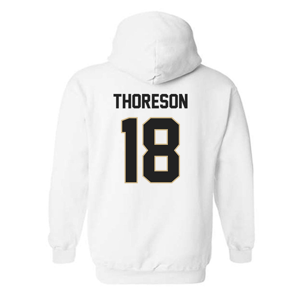 Purdue - NCAA Women's Soccer : Angelina Thoreson - Classic Shersey Hooded Sweatshirt-1