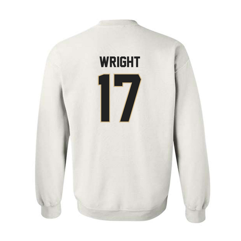 Purdue - NCAA Football : Traveon Wright - Classic Shersey Crewneck Sweatshirt-1