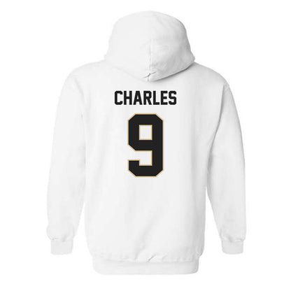 Purdue - NCAA Women's Volleyball : Dior Charles - Classic Shersey Hooded Sweatshirt-1