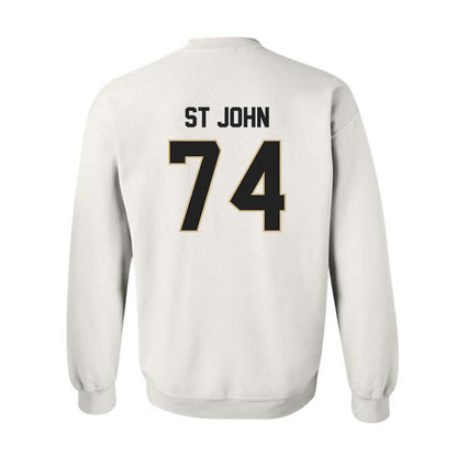 Purdue - NCAA Football : Jalen St John - Classic Shersey Crewneck Sweatshirt-1
