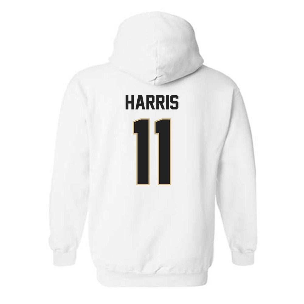 Purdue - NCAA Football : TraMar Harris - Classic Shersey Hooded Sweatshirt-1