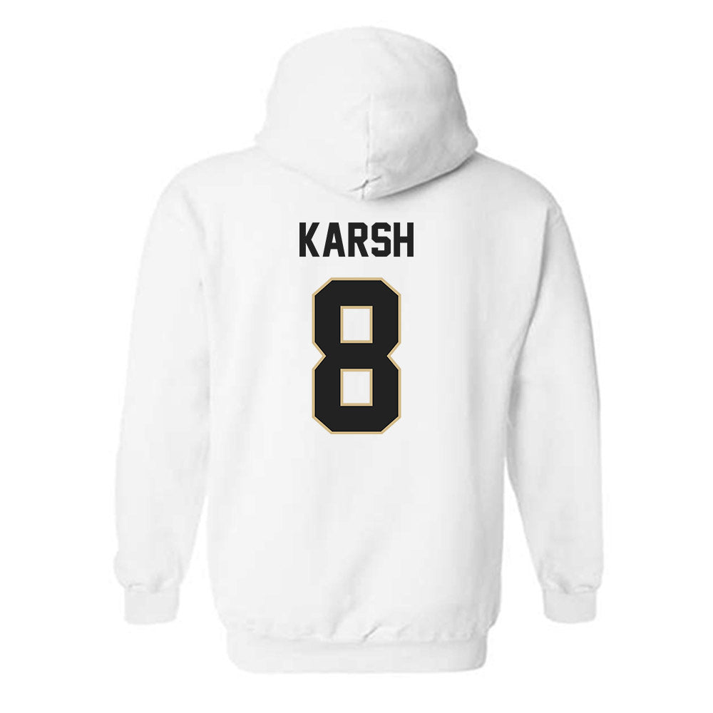 Purdue - NCAA Women's Basketball : Hila Karsh - Classic Shersey Hooded Sweatshirt-1