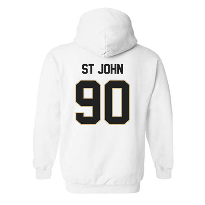 Purdue - NCAA Football : Elijah St John - Classic Shersey Hooded Sweatshirt-1
