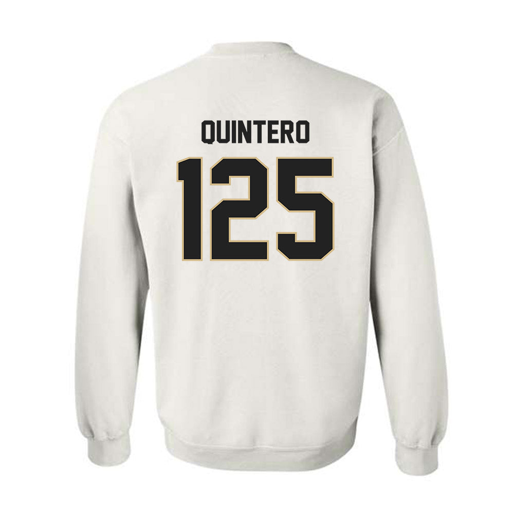 Purdue - NCAA Wrestling : Isaiah Quintero - Classic Shersey Crewneck Sweatshirt-1