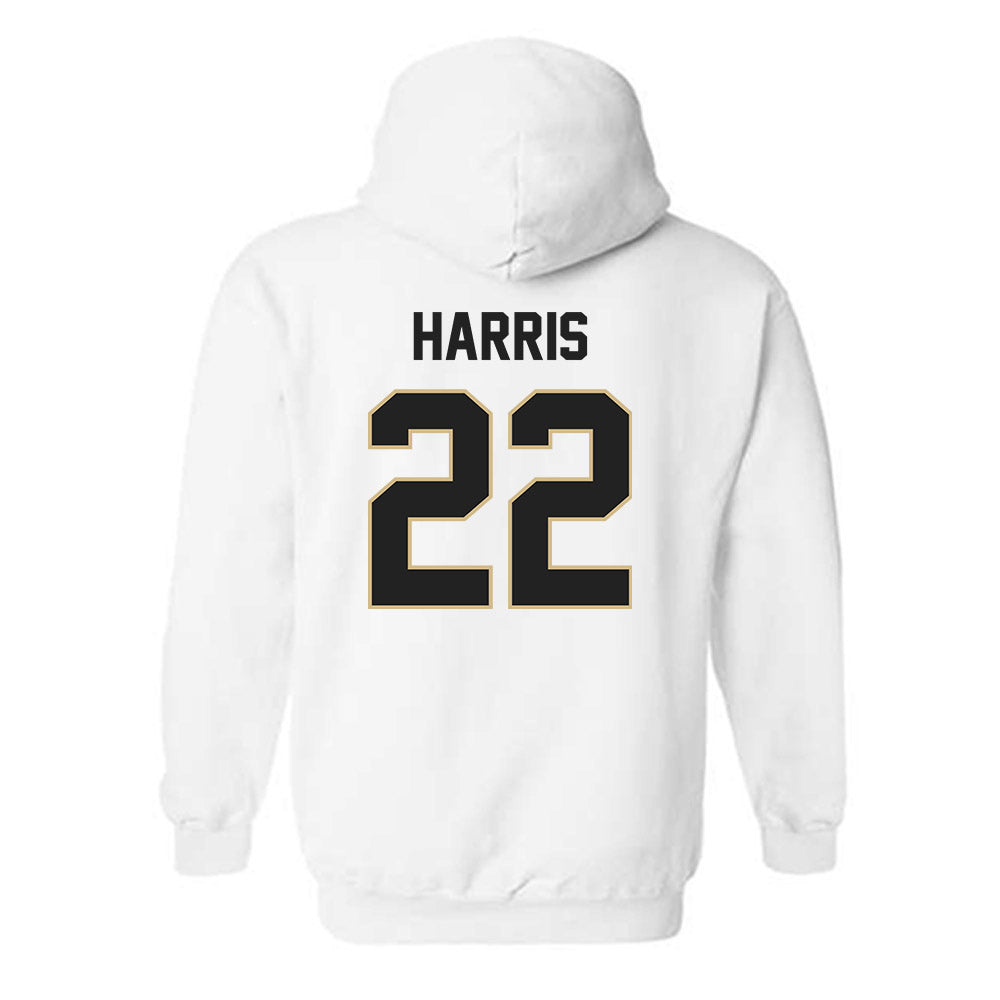Purdue - NCAA Football : Antonio Harris - Classic Shersey Hooded Sweatshirt-1