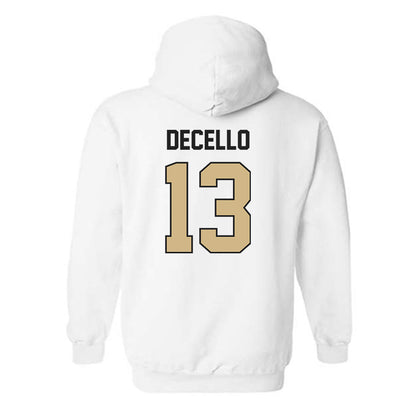 Purdue - NCAA Baseball : Sergio DeCello - Classic Shersey Hooded Sweatshirt-1