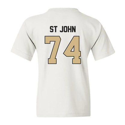 Purdue - NCAA Football : Jalen St John - Classic Shersey Youth T-Shirt-1