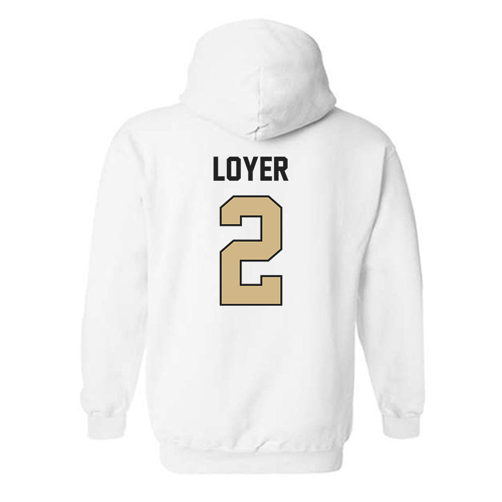 Purdue - NCAA Men's Basketball : Fletcher Loyer - Classic Shersey Hooded Sweatshirt-1