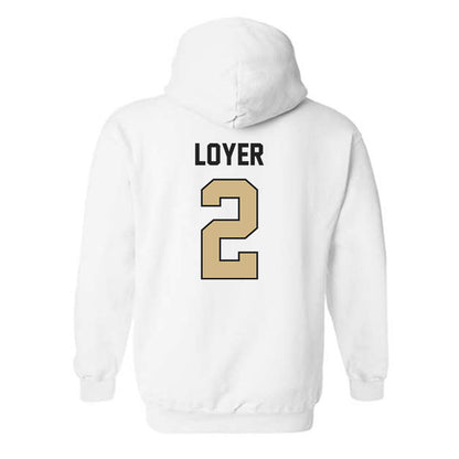 Purdue - NCAA Men's Basketball : Fletcher Loyer - Classic Shersey Hooded Sweatshirt-1