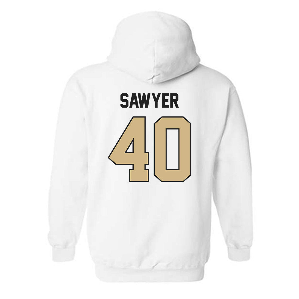 Purdue - NCAA Baseball : Barron Sawyer - Classic Shersey Hooded Sweatshirt-1
