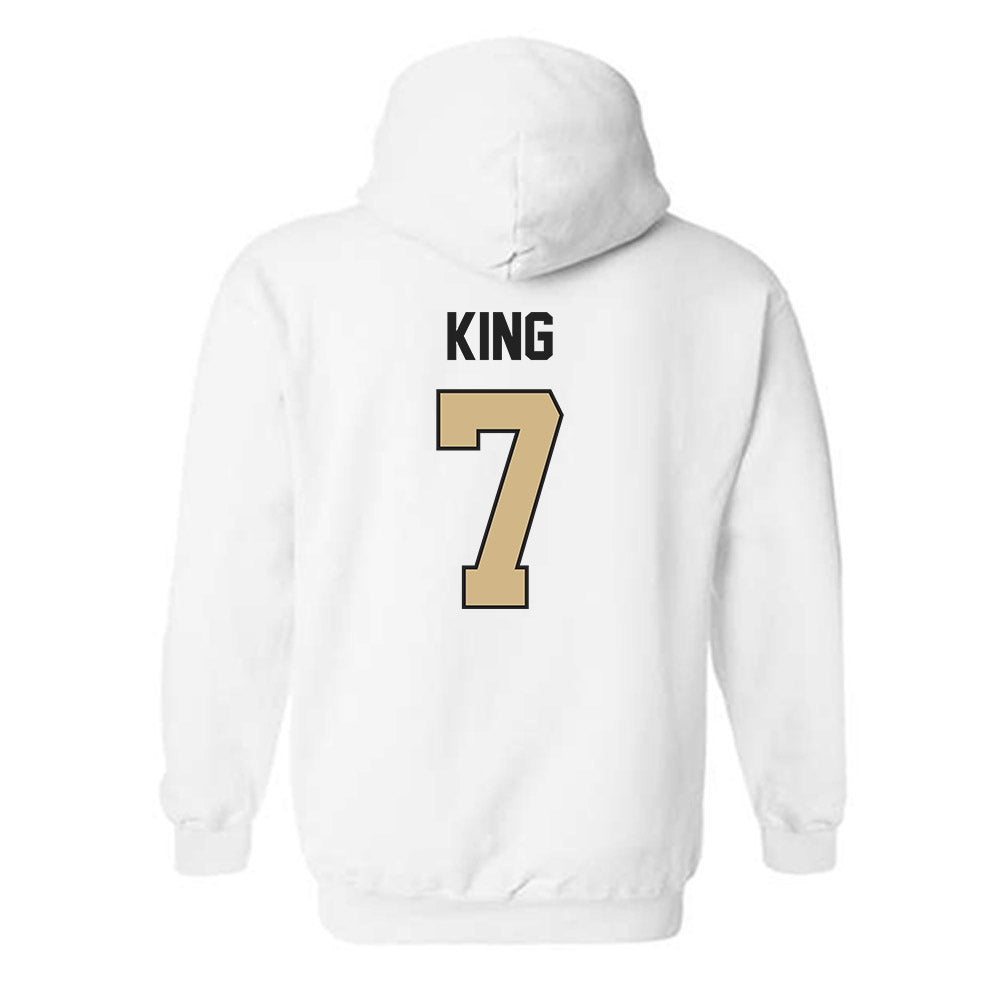 Purdue - NCAA Men's Basketball : Samuel King - Classic Shersey Hooded Sweatshirt-1