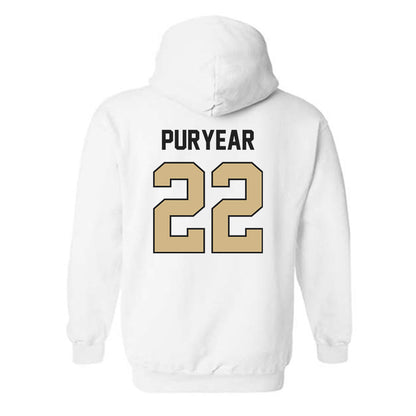 Purdue - NCAA Women's Basketball : Kendall Puryear - Classic Shersey Hooded Sweatshirt-1