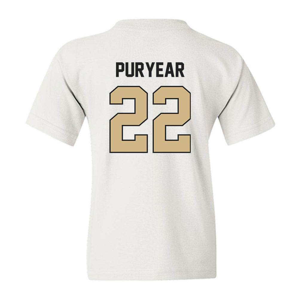 Purdue - NCAA Women's Basketball : Kendall Puryear - Classic Shersey Youth T-Shirt-1