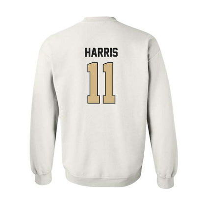 Purdue - NCAA Football : TraMar Harris - Classic Shersey Crewneck Sweatshirt-1