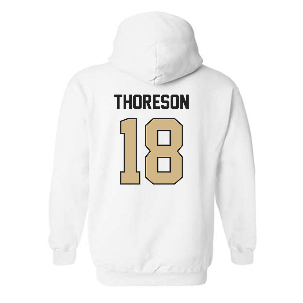 Purdue - NCAA Women's Soccer : Angelina Thoreson - Classic Shersey Hooded Sweatshirt-1