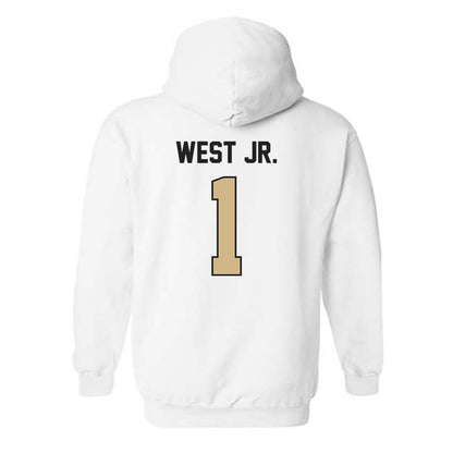 Purdue - NCAA Men's Basketball : Antione West Jr. - Classic Shersey Hooded Sweatshirt-1