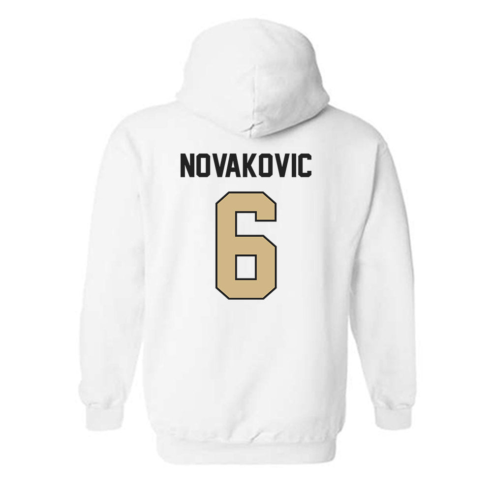 Purdue - NCAA Baseball : James Novakovic - Classic Shersey Hooded Sweatshirt