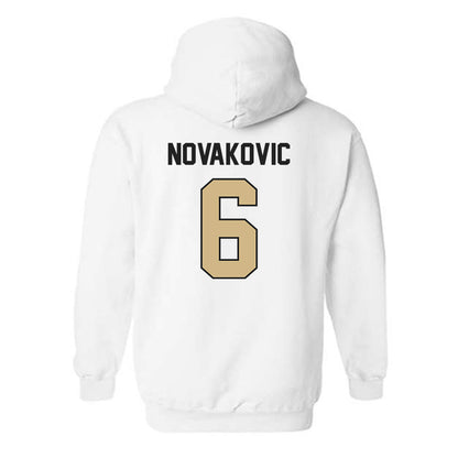 Purdue - NCAA Baseball : James Novakovic - Classic Shersey Hooded Sweatshirt