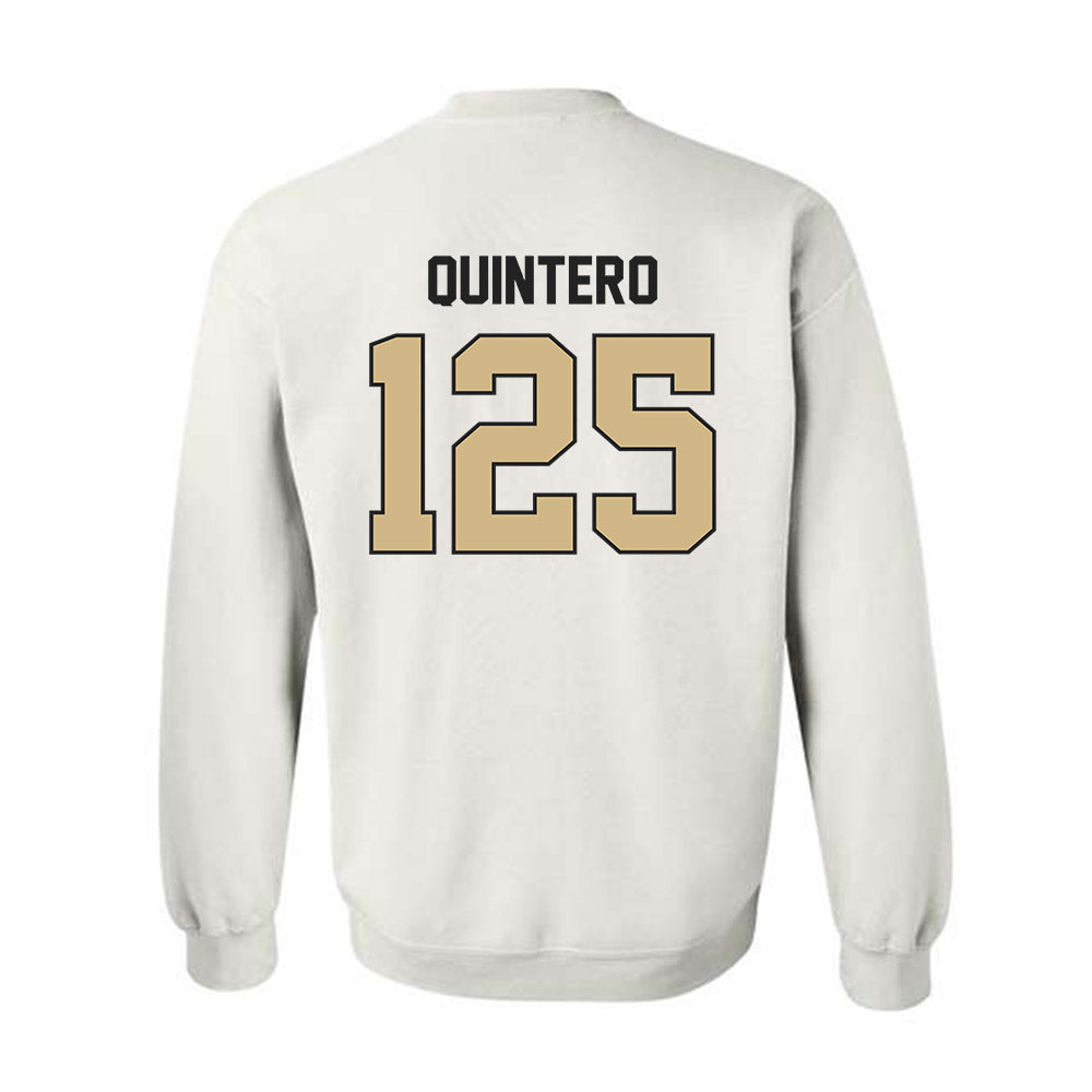 Purdue - NCAA Wrestling : Isaiah Quintero - Classic Shersey Crewneck Sweatshirt-1